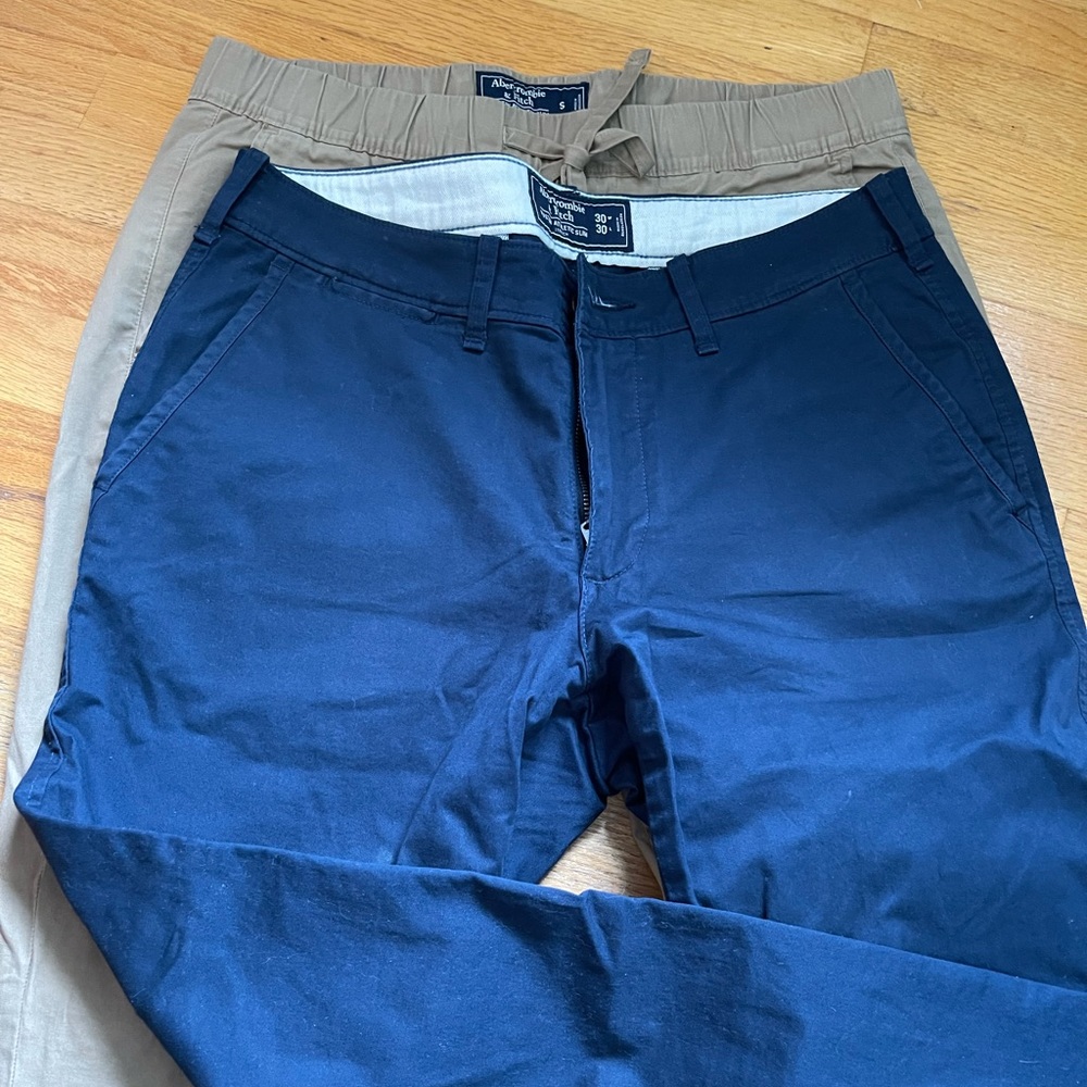 BUNDLE: MENS ABERCROMBIE AND FITCH PANTS 30x30